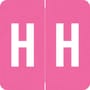 Barkley ADPK Compatible "H" Labels, Laminated Stock, 1-1/2" X 1-1/2" Individual Letters - Pack of 228