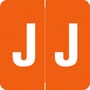 Barkley ADPK Compatible "J" Labels, Laminated Stock, 1-1/2" X 1-1/2" Individual Letters - Pack of 228