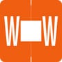 Barkley ADPK Compatible "W" Labels, Laminated Stock, 1-1/2" X 1-1/2" Individual Letters - Pack of 228