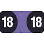 Arden Compatible "18" Yearband Labels, Laminated Stock. 3/4" X 1-1/2" - Roll of 500