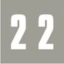 IFC CL3300 Compatible Numeric "2" Labels, Laminated Stock,1-7/8" x 1-7/8" Individual Numbers - Roll of 500