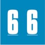 IFC CL3300 Compatible Numeric "6" Labels, Laminated Stock,1-7/8" x 1-7/8" Individual Numbers - Roll of 500
