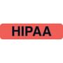HIPAA Labels, HIPAA - Fl Red, 1-1/4" X 5/16" (Roll of 500)