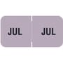 Barkley FMBLM Compatible "Jul" Month Labels, Laminated Stock,1-1/2" x 3/4", Individual Months - Roll of 250