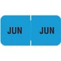Barkley FMBLM Compatible "Jun" Month Labels, Laminated Stock,1-1/2" x 3/4", Individual Months - Roll of 250