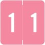 Barkley FNDBM Compatible "1" Numeric Labels, Laminated Stock, 1-1/2" x 1-1/2" Individual Numbers - Roll of 500