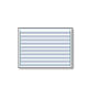 14-7/8'' x 11" (W x H) Continuous 20# Computer Paper, 1/2" Blue Bar, No Marginal Perfs (Ream of 2400)