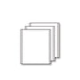 3-Ply 9-1/2'' x 11" (W x H) Standard Carbonless 13# White/White Computer Paper, 1/2" Perf Left & Right (Ream of 1000)