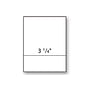 8-1/2'' x 11" Laser Cut Sheet, 20# White Stock, 1 Horizontal Perforation 3-1/4" from Bottom (Carton of 2500)