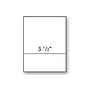 8-1/2'' x 11" Laser Cut Sheet, 20# White Stock, 1 Horizontal Perforation 3-1/2" from Bottom (Carton of 2500)