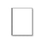 8-1/2'' x 11" Laser Cut Sheet, 20# White Stock, 44 Oval Hole GBC Punch, 0.2475" Pitch for Spiral Bind (Carton of 2500)