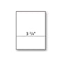 8-1/2'' x 11" Laser Cut Sheet, 24# White Stock, 1 Horizontal Perforation 3-3/4" from Bottom (Carton of 2500)