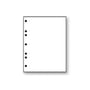 8-1/2'' x 11" Laser Cut Sheet, 20# White Stock, 7 Hole Punch Left, 5/16" Diameter (Carton of 2500)