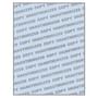 8-1/2'' x 11" Standard Blue Multi-Purpose Security Paper, 2 Security Features, 24# Blue Stock (Carton of 2500)