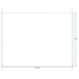 14-7/8" x 11" (W x H) Continuous 15# Computer Paper, Blank (Carton of 3500)