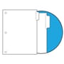 110# 1/5 Cut Position 1 Blank Indexes, Clear Copier Mylar on Tab, Uncollated Single Position, 3 HP (Carton of 1250 Tabs)