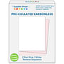 2-Part Reverse Sequence Pink / White Pre-Collated Carbonless Paper (Carton of 5000 Sheets)