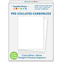 2-Part Reverse & Straight Sequence White / White Pre-Collated Carbonless Paper (Carton of 2500 Sheets)