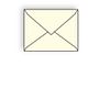 #5-1/2 Baronial Envelopes, 4-3/8" x 5-3/4", 28#, Recycled, Creme, Diagonal Seam, Pointed Flaps Down (Box of 250)