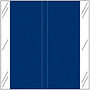 Tabbies 11600 Compatible Solid Dark Blue Labels, 100# laminated stock, 1-1/2" x 1-1/2" Individual Colors - Roll of 509