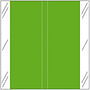 Tabbies 11600 Compatible Solid Light Green Labels, 100# laminated stock, 1-1/2" x 1-1/2" Individual Colors - Roll of 500