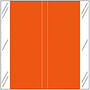 Tabbies 11600 Compatible Solid Orange Labels, 100# laminated stock, 1-1/2" x 1-1/2" Individual Colors - Roll of 501