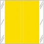 Tabbies 11600 Compatible Solid Yellow Labels, 100# laminated stock, 1-1/2" x 1-1/2" Individual Colors - Roll of 506