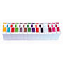 Tabbies 11600 Compatible Solid Color Labels, 100# laminated stock, 1-1/2" x 1-1/2" Individual Colors - Roll of 500
