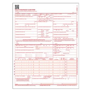 CMS-1500 (02/12) Laser Cut Sheet (1,000/case)