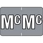 Colwell Compatible Alpha "Mc" Labels, Polylaminated Stock, 1" X 1-1/2" Individual Letters - Pack of 240