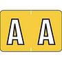 Colwell Compatible Alpha "A" Labels, Polylaminated Stock, 1" X 1-1/2" Individual Letters - Pack of 225