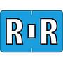 Colwell Compatible Alpha "R" Labels, Polylaminated Stock, 1" X 1-1/2" Individual Letters - Pack of 225