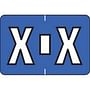 Colwell Compatible Alpha "X" Labels, Polylaminated Stock, 1" X 1-1/2" Individual Letters - Pack of 225