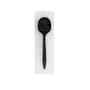 Medium Weight Polystyrene Individually Wrapped Soup Spoon, Black (1000 per Case)