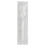Heavy Weight Polystyrene Individually Wrapped Fork, White (250 per Bag, 4 Bags per Case)