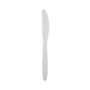 Heavy Weight Polystyrene Bagged Knife, White (100 per Bag, 10 Bags per Case)
