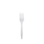 Medium Weight Polystyrene Unwrapped Fork, White (1000 per Case)