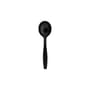 Medium Weight Polystyrene Unwrapped Soup Spoon, Black (1000 per Case)