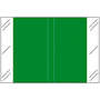 Tabbies 11100 Compatible Solid Dark Green Labels, 100# laminated stock, 1-1/2" x 1" Individual Colors - Roll of 510