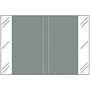 Tabbies 11100 Compatible Solid Gray Labels, 100# laminated stock, 1-1/2" x 1" Individual Colors - Roll of 512