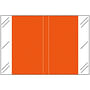 Tabbies 11100 Compatible Solid Orange Labels, 100# laminated stock, 1-1/2" x 1" Individual Colors - Roll of 501