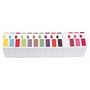 Tabbies 11100 Compatible Solid Color Labels, 100# laminated stock, 1-1/2" x 1" Individual Colors - Roll of 500