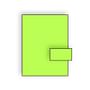 Business Card Stock, 8-1/2" x 11", 65#, Brightly Colored Lime, Acid Free (Box of 250)