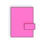 Business Card Stock, 8-1/2" x 11", 65#, Brightly Colored Pink, Acid Free (Box of 250)