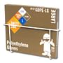 Wall Mount Disp. Rack For Box of 100 Safety Zone Polyethylene Gloves