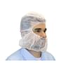 White Polypropylene Hood (100 per Bag, 10 Bags per Case)