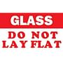 3" x 5" Glass Do Not Lay Flat Labels (500 per Roll)