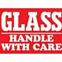 4" x 6" Glass Handle With Care Labels (500 per Roll)