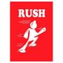 4" x 6" White/Red Rush Labels (500 per Roll)