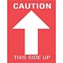 3" x 4" Caution This Side Up Labels (500 per Roll)